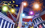 U. S. Independence Day Thema Tapete #16