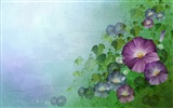 Flower Wallpaper synthétique coloré #21