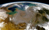 HD wallpaper krásný pohled z ptačí perspektivy na Zemi #2