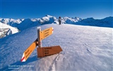 Швейцария Туризм Зимние обои #3