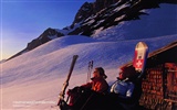 Švýcarsko Turistika Zimní wallpaper #9