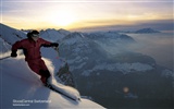 Suisse Tourisme d'hiver de papier peint #12