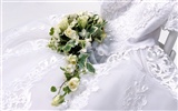 結婚式の花の結婚指輪の壁紙(1) #2