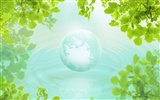 Зеленый экологической тематике PS обои #14