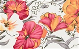 Fondos de pantalla de tinta exquisita flor #9
