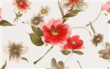 Fondos de pantalla de tinta exquisita flor #28