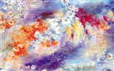 Fonds d'écran exquise fleur d'encre #29