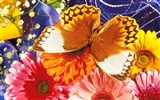 Papillons et fleurs album papier peint (1) #6