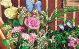 Schmetterlinge und Blumen Wallpaper Album (2) #18