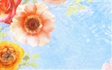ファンタジーCGを背景の花の壁紙 #4