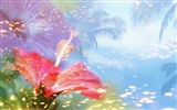 Fantasy CG Hintergrund Flower Wallpapers #6