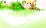 Webjong warm and sweet little couples illustrator #8