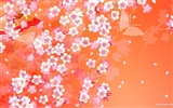 Japan style wallpaper pattern and color