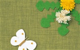 Japonský styl ručně malované tapety-textilie #2