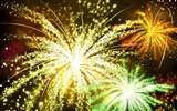 Colorful fireworks HD wallpaper