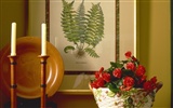 Indoor floral wallpaper (5) #9