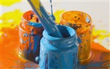 Colorful wallpaper paint brushes (1)