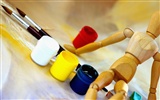 Colorful wallpaper paint brushes (2) #12