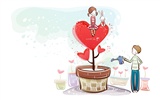fondos de pantalla de dibujos animados de San Valentín (1) #4