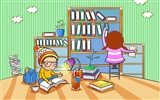 vectores de dibujos animados fondos de escritorio de la infancia (1) #6