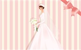 Vector wallpaper wedding bride (2) #45013