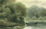 水彩景色 手绘壁纸(一)5