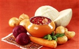 Ruského typu diety jídlo tapety (2)
