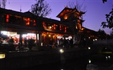Antigua ciudad de Lijiang nocturno (Antiguo obras Hong OK)