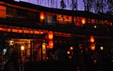 Древний город Лицзян ночь (Старый Hong OK работ) #21