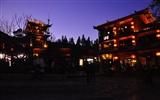 Vieille ville de Lijiang de nuit (Old œuvres Hong OK) #24