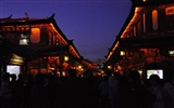 Vieille ville de Lijiang de nuit (Old œuvres Hong OK) #26