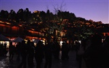Vieille ville de Lijiang de nuit (Old œuvres Hong OK) #27