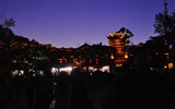 Vieille ville de Lijiang de nuit (Old œuvres Hong OK) #29