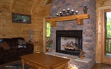 Western-style family fireplace wallpaper (1) #12