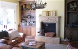 Western-style family fireplace wallpaper (2) #7