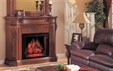 Western-style family fireplace wallpaper (2) #10