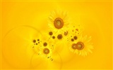 Beautiful sunflower close-up wallpaper (2) #5