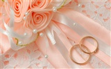Свадьбы и свадебные кольца обои (2) #7