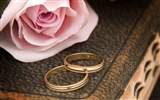 Свадьбы и свадебные кольца обои (2) #15