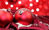 Рождественские шары обои (4)