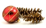Рождественские шары обои (4) #10