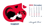 Год Кролика 2011 календарь обои (2) #2
