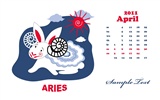 Год Кролика 2011 календарь обои (2) #9