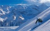 Schweizer Winter Schnee Tapete #18