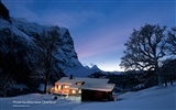 Швейцарский обои снега зимой #19