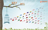 July 2011 Calendar Wallpaper (1) #14