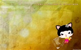 Bebé gato de dibujos animados fondos de pantalla (2) #7