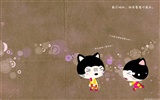 Baby cat cartoon wallpaper (3) #8