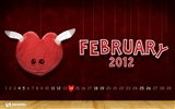 Февраль 2012 Календарь обои (2) #2