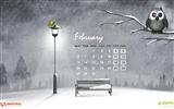 Calendario febrero 2012 fondos de pantalla (2) #5